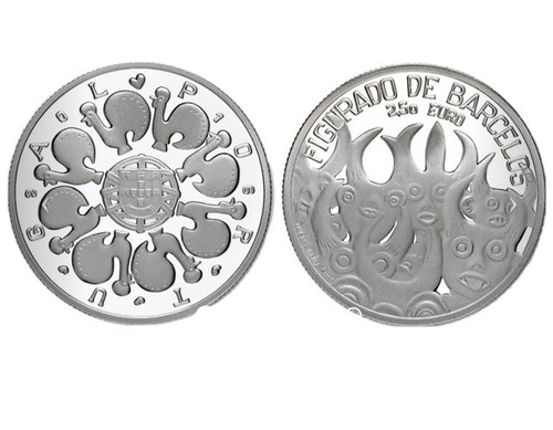Pièce portugal euro - pièce,