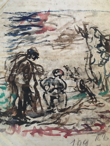 Beau dessin gouache aquarelle - beau,