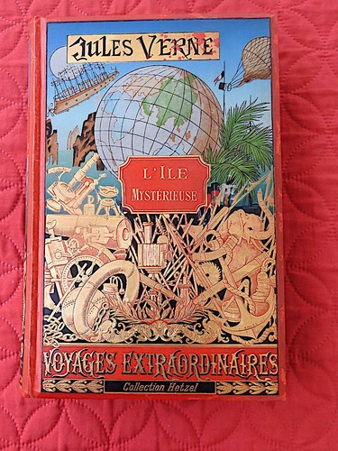 Jules verne cartonnage dos - jules, à
