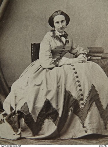Photo cdv anonyme femme - photo,