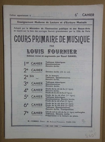 Cours primaire musique - cours, de