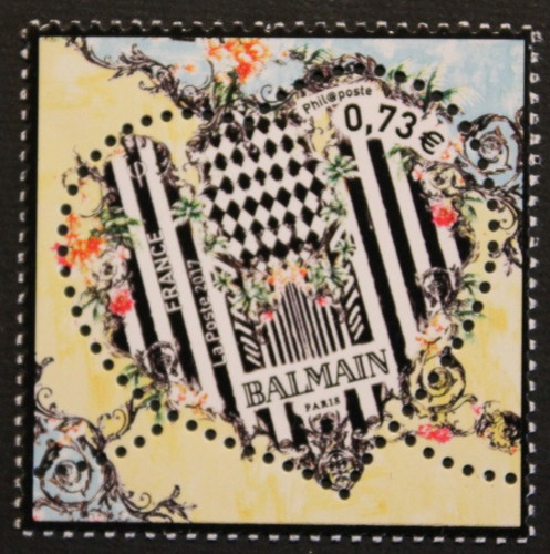 Timbre france coeur - -,