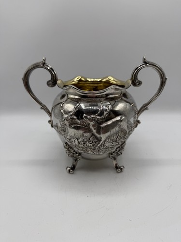 Rare sucrier argent massif - argent,
