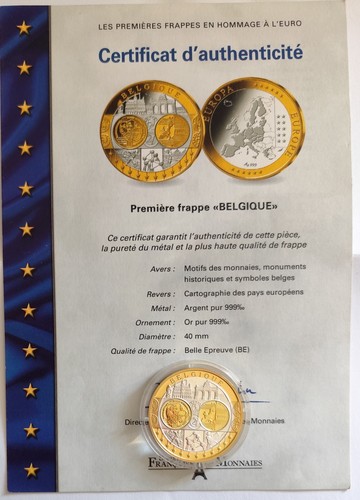 Médaille 1ère frappe - médaille,