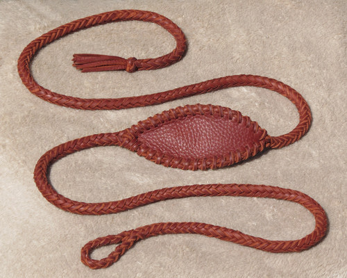 Fronde cuir tressé lance - en,