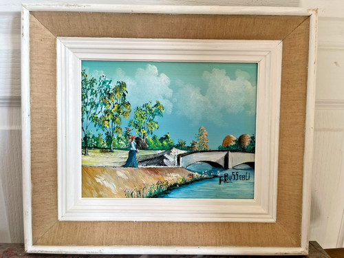 Ancien tableau peinture huile - ancien,