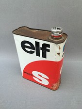 Ancien bidon d'huile vide ELF