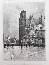 Eau forte Joanny Drevet 