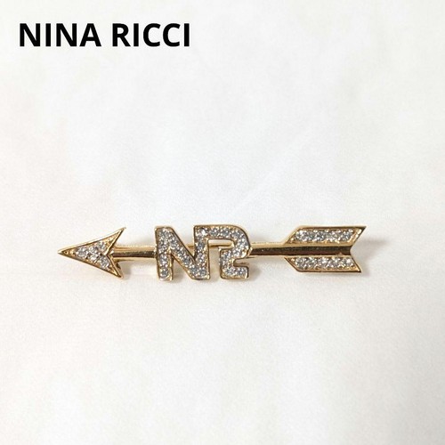 Broche logo flèche nina ricci - logo,
