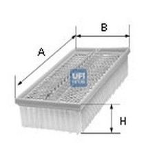 UFI Filtre Cartouche Filtrante