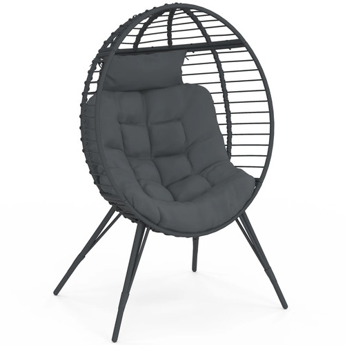 Fauteuil oeuf sur pied ajouré