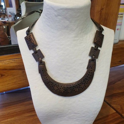 Collier tribu rigaux etain - collier,