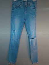 Jean troué zara bleu - zara, 36