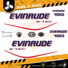 Décalcomanies adhésif Moteur hors-bord Evinrude e-tec 150 Ch - A