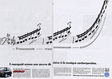 PUBLICITE ADVERTISING 064 1990 VOLKSWAGEN Golf GTI à compresseur  G60 (2 pages)