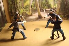 PAPO CHINE LOT DE 4 FIGURINES 1/18-24 ème THEME GUERRE DE SECESSION