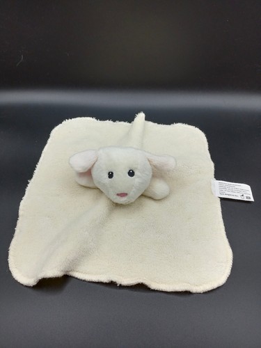 Doudou plat blanc mouton - mouton,