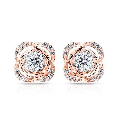 Boucles oreilles diamant - d’oreilles,
