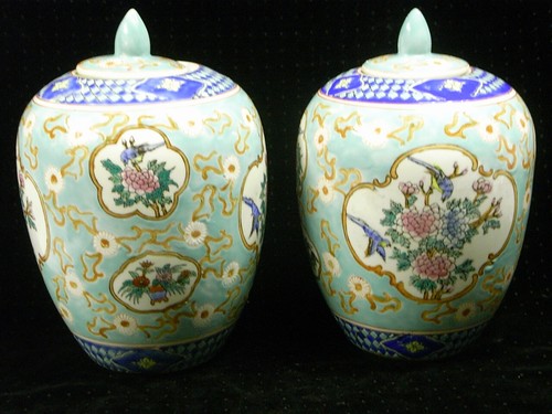 Paire potiches vases - 🇫🇷,
