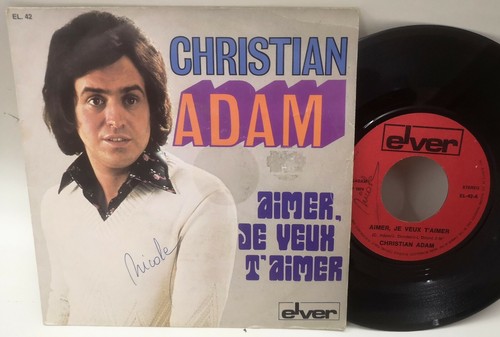 Tours christian adam - sp, 7"