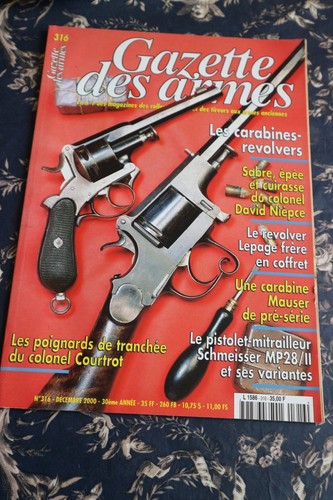 Revue gazette armes - revue, n°316