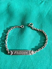 Ancienne.Gourmette en argent