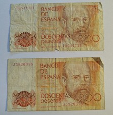Espagne SPAIN Billet 2 x 200