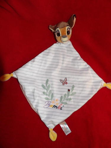 Doudou plat disney babay - doudou, faon