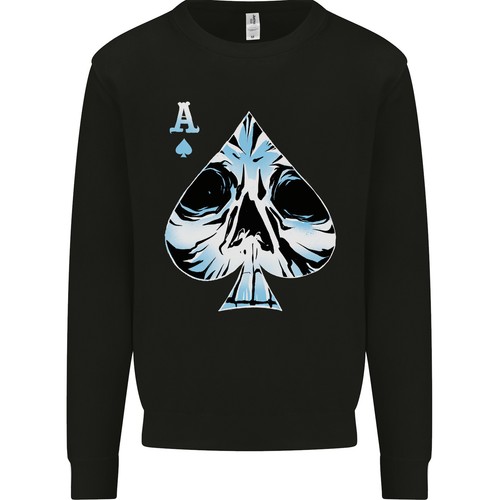 Ace spades skull sweatshirt - ace, of