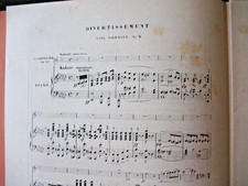 Partition C. BAERMANN Divertissement pour clarinette, piano & orchestre Opus 2