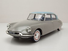Citroen DS 19 1956 Gris Bleu Clair Maquette de Voiture 1:18 Norev