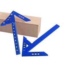 Règle de travail du bois 45/90 degrés détecteur central pour mesures de ligne