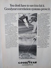 10/1973 PUB GOODYEAR AEROSPACE AIMPOINT RADAG GUIDANCE SYSTEM ORIGINAL AD