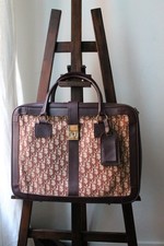 Dior valise en toile et cuir