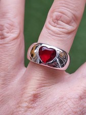 Bague en argent 925 quartz