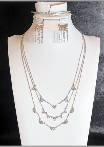 Stella dot silver layered - stella,