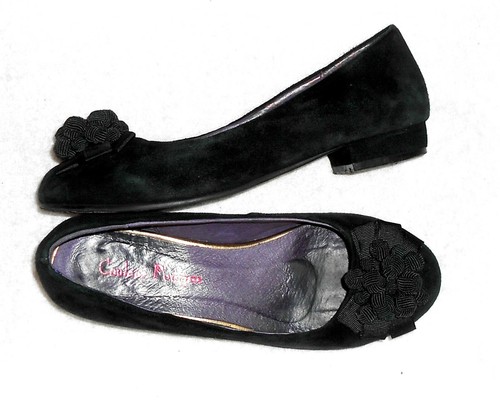 Couleur pourpre ballerines - couleur,