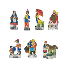 Série complète de 7 fèves