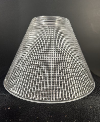 Vtg holophane glass - glass, industrial