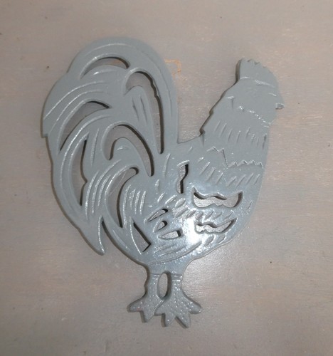 Dessous plat fonte coq - dessous, de