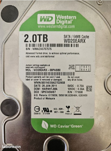 Western digital 2tb caviar - 2tb,