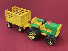 Jouet Ancien Tracteur Remorque TONKA Vintage