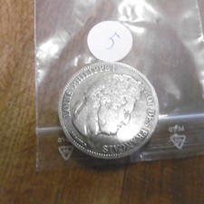 5 Francs Louis Philippe 1834  Argent
