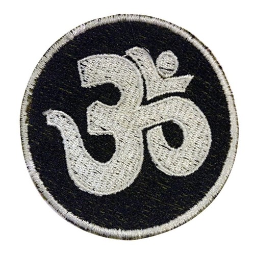 écusson patch népal image - om,