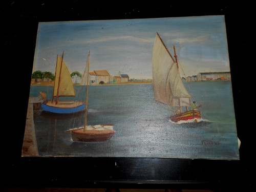 Tableau peinture sur toile - ,