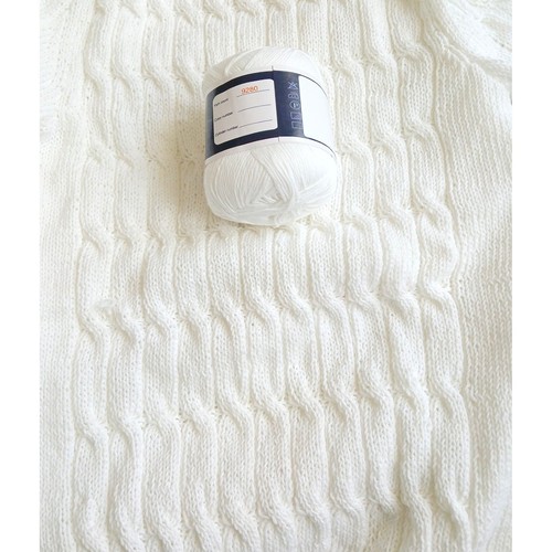 Pelotes coton blanc - 2, de