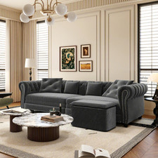 Chesterfield Sofa,89 " W