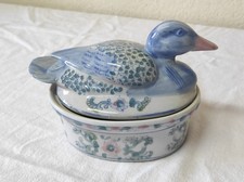 Terrine en céramique en forme de Canard 14x11cm