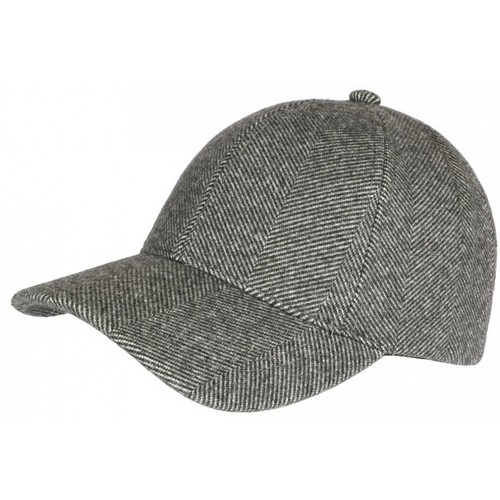 Casquette baseball laine grise - casquette,