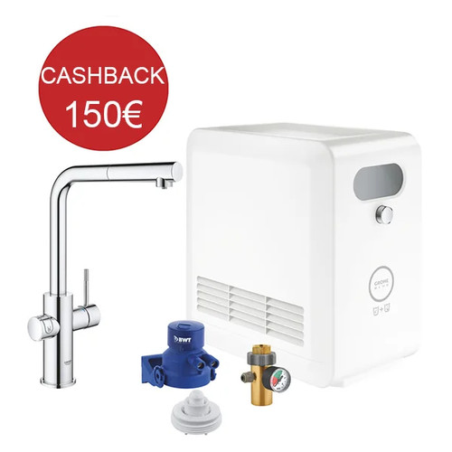 Robinet cuisine grohe blue - robinet,